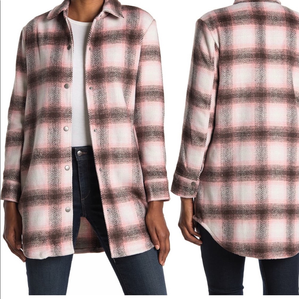 🌸BB Dakota by Steve Madden Plaid Shirt Jacket🌸